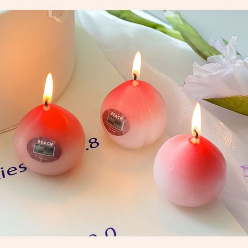 Best-selling Christmas scented peach candle wax handmade wax scented wax