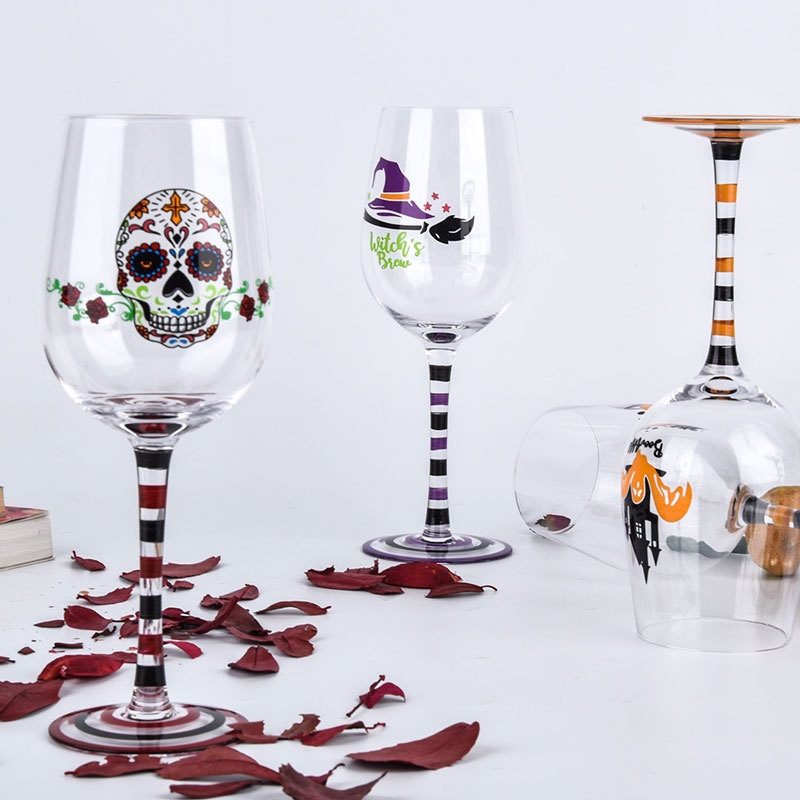 halloween design goblet