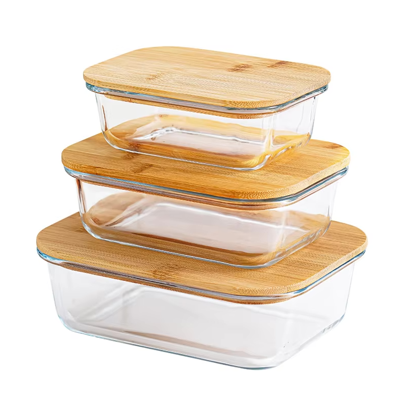wood lid lunch box