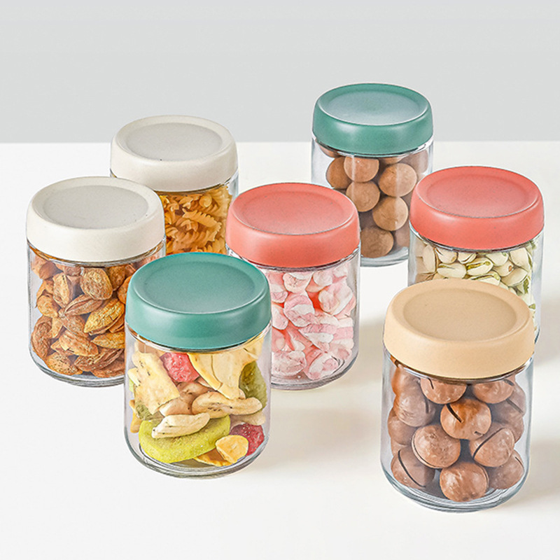 glass storage jar 