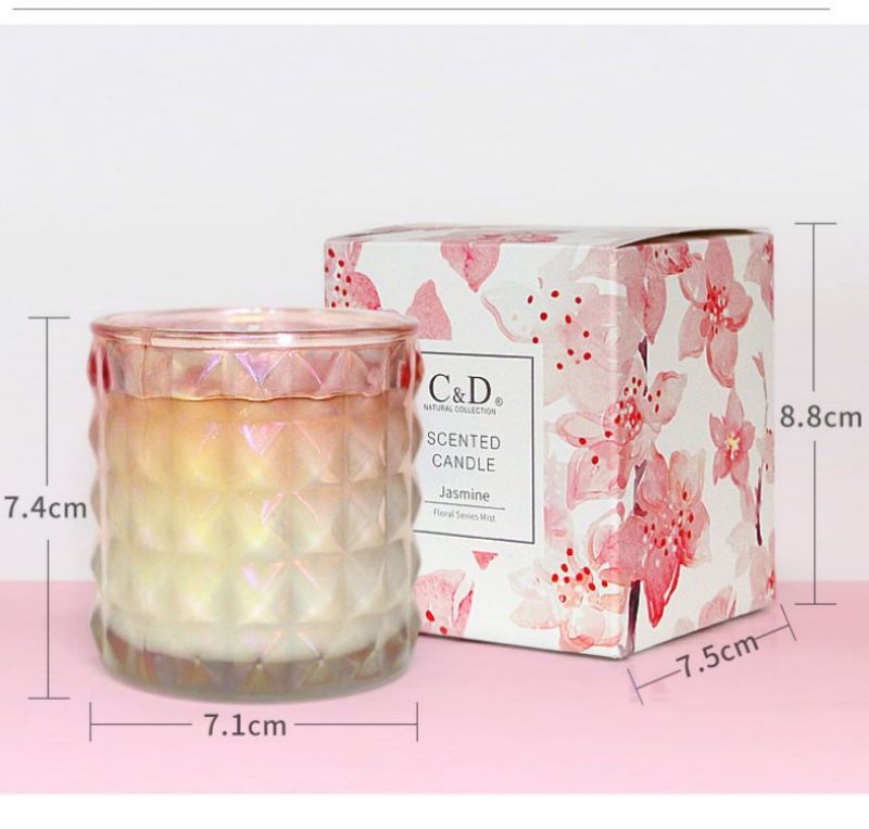 Aikeyi homeware creative glass candle holder with wax glass votive