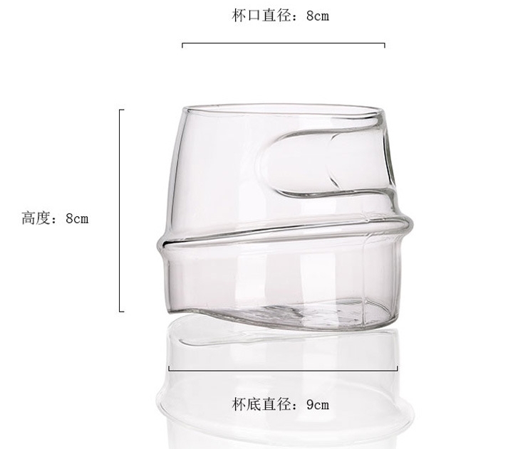 New high borosilicate glass cigar cup, whiskey cup for foreign wine, beer