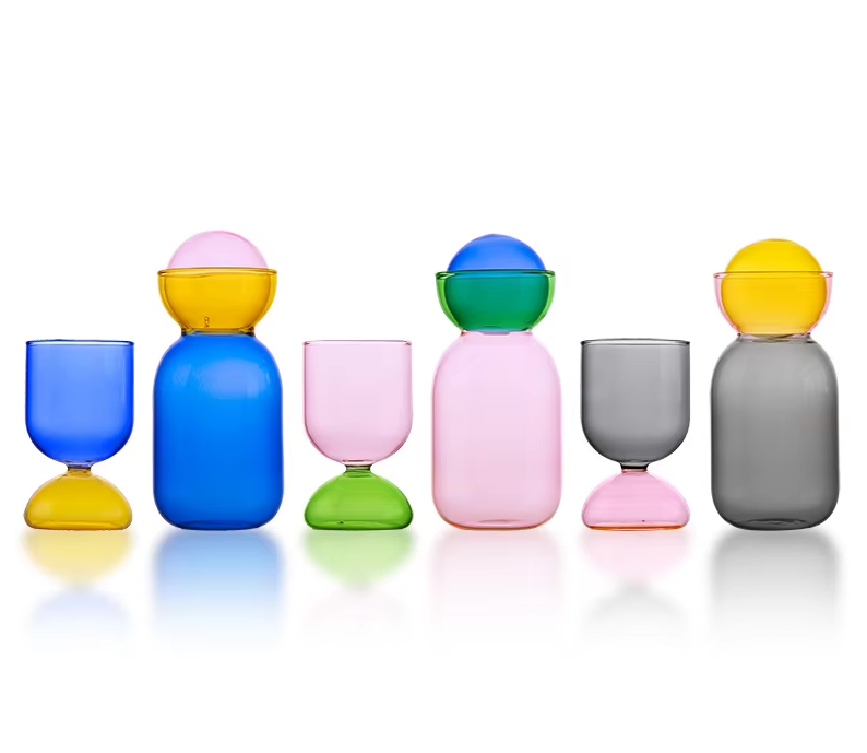 Creative Colorful High-Temperature Resistant Glass Jug Set