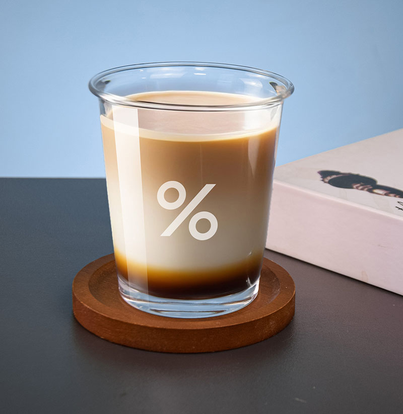 Direct Factory Customized Glass Tumbler Creative Decal Printing