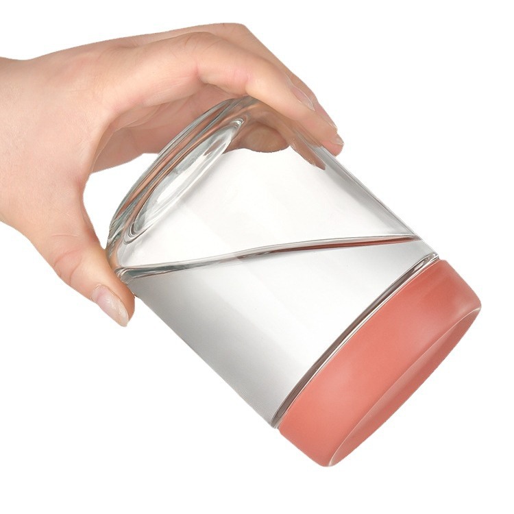 Airtight Glass Storage Jar Set with Colorful Plastic Lids Free Combination Available in Set of 4 and Set of 6