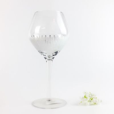 glass goblet for red wine drinking