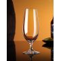 Wholesale unique wide mouth tulip shaped long stem beer glass brandy glass