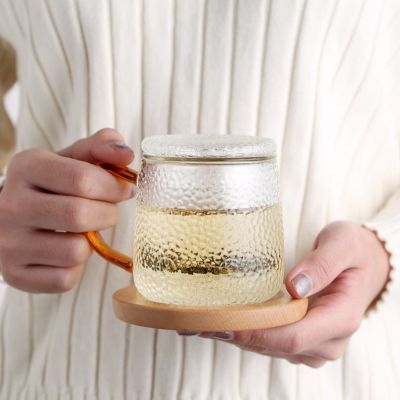New design handcrafted heat resistant coffee mug glass tea mug