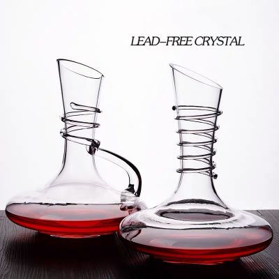 Top seller 1500ml wine glass decanter crystal decanter red wine decanter