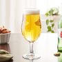 18 Ounce Pilsner Glasses Set Of 6 Stemmed Beer Glasses Fine-Blown Dishwasher-Safe Restaurantware