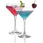 10 Ounces Crystal Martini Cocktail Glasses Premium Strong Lead-Free Clear Glassware for Party Dinner