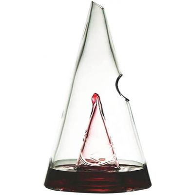 750 ML Hand Blown Crystal Glass Wine Dispenser Red Wine Accessories Decanter Luxury Style for Restaurant