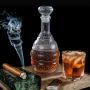 Liquor Decanter, Glass Spirits Decanter with Airtight Stopper, Whiskey Vodka Bourbon Decanter Bottle for Gift