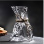 300ml Colorful Cocktail Glasses Creative Origami Art Vase Bar Glassware Mixed Wine Cup Restaurant Juice Coffee Mug Beer Tumbler
