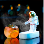 Creative cocktail glass astronaut wine glass rack transparent round coffee cup