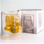 Creative Double Wall Glass Cup Lead-free Wine Glasses Home Bar Brandy Beer Whiskey Milk Coffee Cup Gift