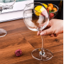 300ml Clear Crystal Goblet Slanted Red Wine Glass Wedding Party Stemare Wineglass Burgundy Bordeaux Cup Champagne Glasses