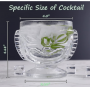 Cocktail Glasses Bar Glass Set for Home Bar Party Mojito Glassware