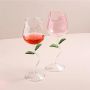 Flower Drinkware Crystal Champagne Flutes Classy Red Wine Glass Rose Cocktail Glass Wine Goblet Glasses