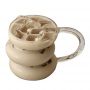 Niche design water cup with handle glass ring high borosilicate heat-resistant coffee cold drink milk tea cup