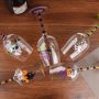 Popular halloween Design Handmade Painting Glassware Wine Glass Set from China Direct Factory