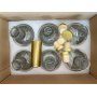 Clear Glass Bottles 3 Oz - 100ml for Wine Beverages Drinks Oil Vinegar Kombucha Beer Water Soda With Cork Stopper Airtight Lid