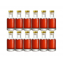 Clear Glass Bottles 3 Oz - 100ml for Wine Beverages Drinks Oil Vinegar Kombucha Beer Water Soda With Cork Stopper Airtight Lid