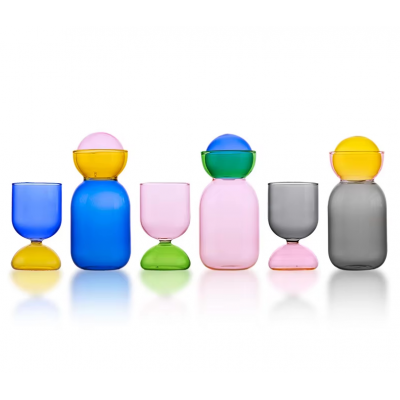 Creative Colorful High-Temperature Resistant Glass Jug Set