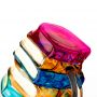Book Shape Glass Mug Hand Painting Creative Glasswares Factory 