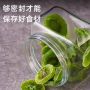 Stainless Steel Transparent Lid sealed Jar Thickened Lead-free Glass Storage Container Food Storage and Packaging square Bottle