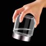 Stainless Steel Transparent Lid sealed Jar Thickened Lead-free Glass Storage Container Food Storage and Packaging square Bottle