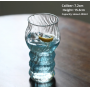 Premium Hammered Layered Glass Tumbler Pink Accent Clear Drinkware for Party Cocktail Wholesale